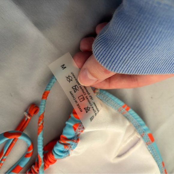 Shein Floral Bikini Top Size M - Picture 4 of 6